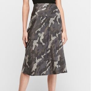 Express Midi Camo Skirt